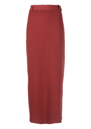 AERON Forum asymmetric maxi skirt - Red