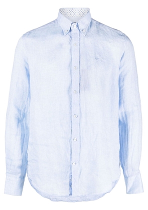 Paul & Shark long-sleeve linen shirt - Blue