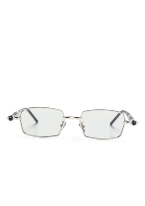 Kuboraum Maske P73 rectangle-frame sunglasses - Silver