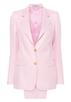 Tagliatore single-breasted pinstripe suit - Pink