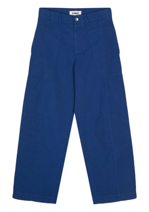 YMC Peggy high-waist trousers - Blue