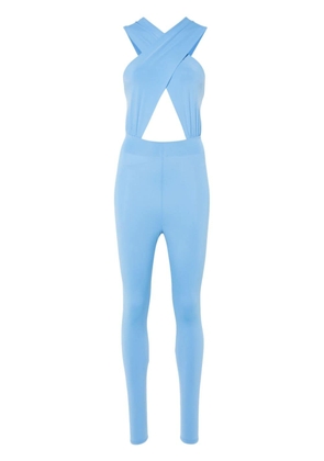 THE ANDAMANE Hola halterneck jumpsuit - Blue