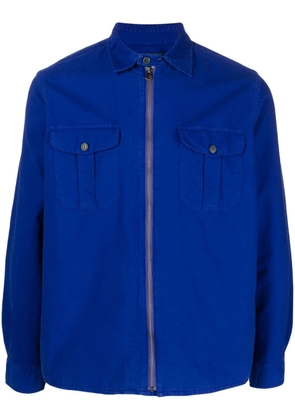 Polo Ralph Lauren zip-up cotton shirt - Blue