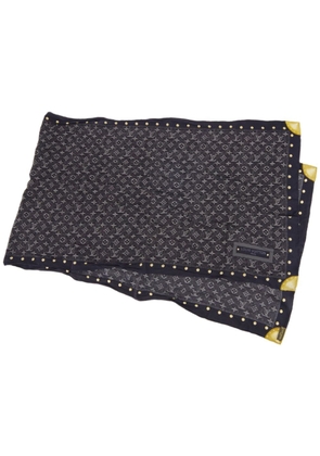 Louis Vuitton Pre-Owned 1990-2000s monogram-pattern silk scarf - Black