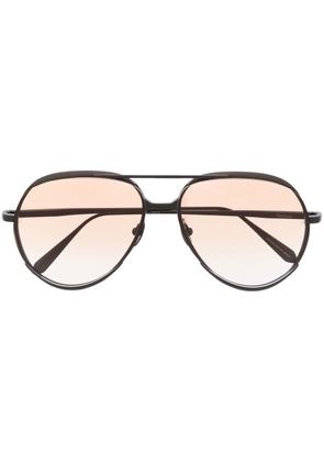 Linda Farrow Matisse pilot-frame sunglasses - Black