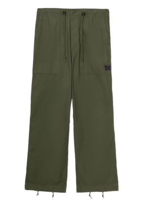 Needles straight-leg cotton trousers - Green