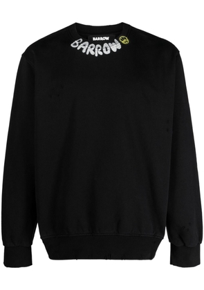BARROW logo-print cotton sweatshirt - Black