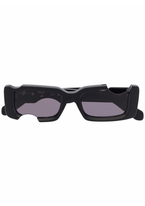 Off-White Eyewear Cady cut-out rectangular-frame sunglasses - Black