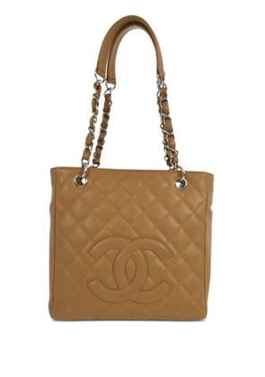 CHANEL Pre-Owned 2007 Petite Shopping tote bag - Neutrals