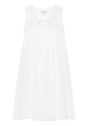 Claudie Pierlot seersucker cotton shift dress - White