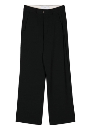 Société Anonyme Elegant Red Cross straight-leg trousers - Black