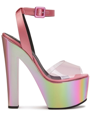 Giuseppe Zanotti Tarifa Plexi 170mm sandals - Pink