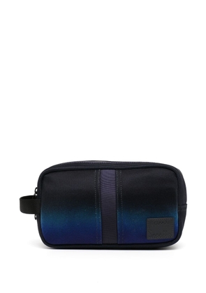 Paul Smith logo-patch zip-up pouch - Blue