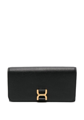 Chloé leather Continental wallet - Black
