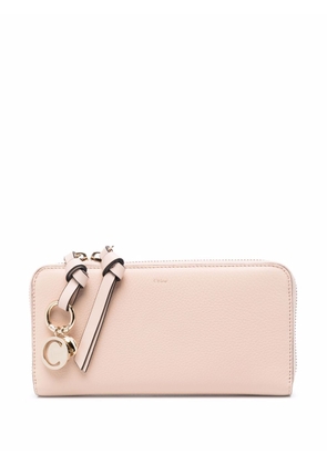 Chloé all around zip wallet - Pink