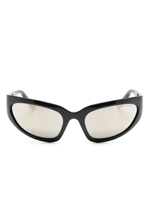 Marc Jacobs Eyewear The Bold Logo biker-frame sunglasses - Black