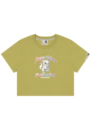 AAPE BY *A BATHING APE® graphic-print cotton T-shirt - Green