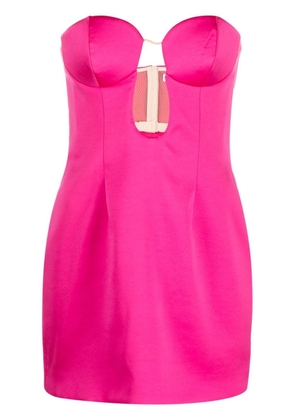 Magda Butrym cut-out strapless mini dress - Pink