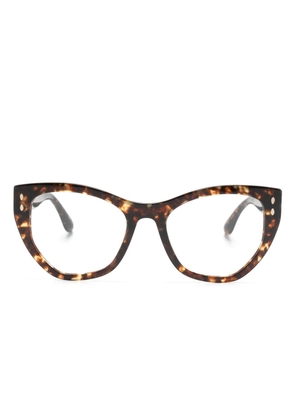 Isabel Marant Eyewear tortoiseshell butterfly-frame glasses - Brown
