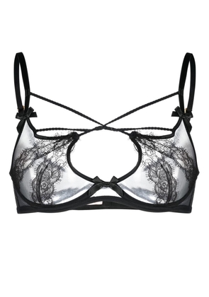 Agent Provocateur Nyxie high-apex underwired bra - Black