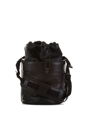 Bottega Veneta Pre-Owned 2012-present Perforated Leather Messenger crossbody bag - Black