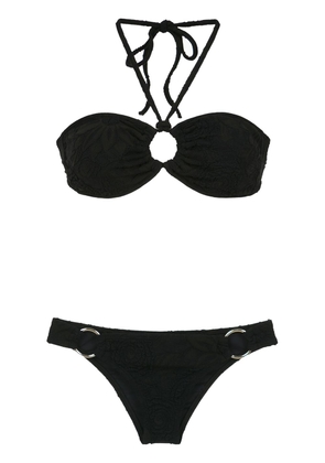 Amir Slama bikini set with cut details - Black