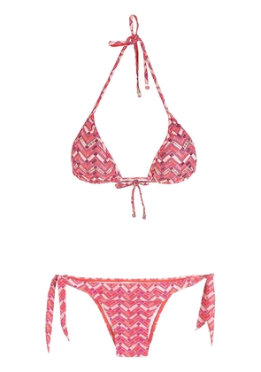 Amir Slama printed bikini set - Pink