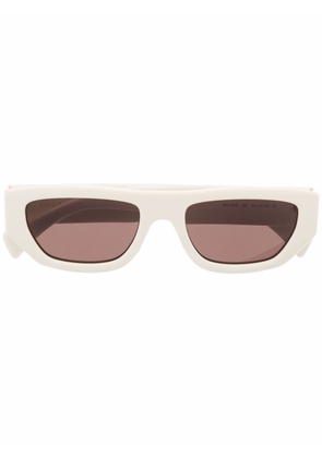 Gucci Eyewear rectangular-frame sunglasses - Neutrals
