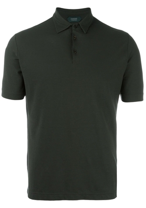 Zanone shortsleeved fitted polo shirt - Green
