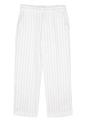 PT Torino Emma striped cropped trousers - Neutrals