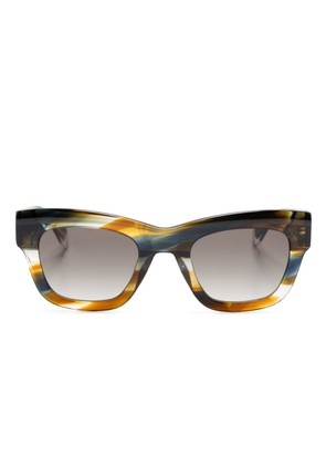 GIGI STUDIOS Alfa square-frame sunglasses - Brown