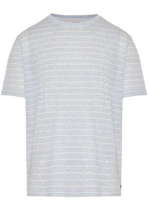 Eleventy striped crew-neck T-shirt - Blue