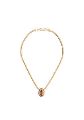 Susan Caplan Vintage D'Orlan oval necklace - Gold