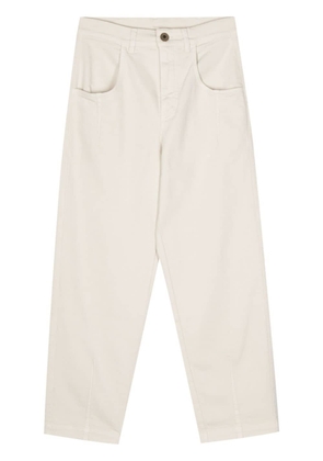 Eleventy cropped tapered jeans - Neutrals