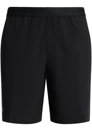 Lacoste logo-appliqué drawstring shorts - Black