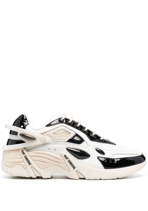 Raf Simons multi-panel lace-up sneakers - White