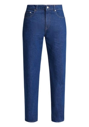 Lacoste mid-rise straight-leg jeans - Blue