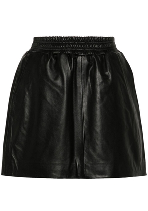 Arma Mare leather skirt - Black