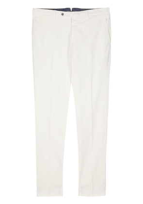 PT Torino mid-rise chino trousers - White