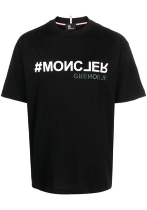 Moncler Grenoble Day-Namic logo-print cotton T-shirt - Black
