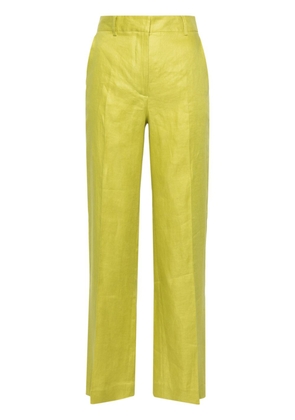 Antonelli tailored linen trousers - Green