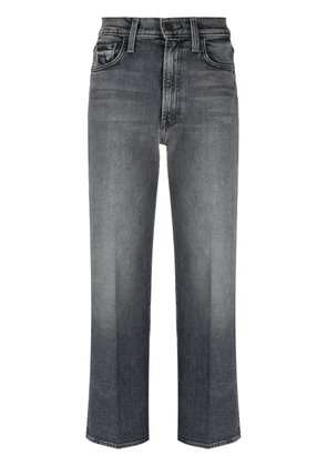 MOTHER The Rambler Zip Flood straight-leg jeans - Grey