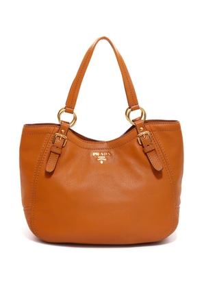 Prada Pre-Owned Vitello Daino leather shoulder bag - Brown