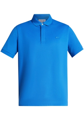 Lacoste logo-appliqué polo shirt - Blue