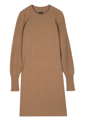 CHANEL Pre-Owned 1990s long-sleeved knitted dress - Brown