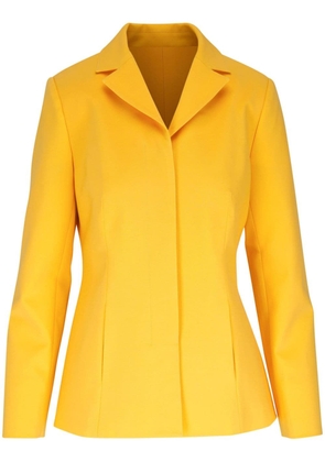 Carolina Herrera single-breasted wool blazer - Yellow