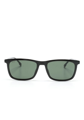 BOSS clip-on rectangle-frame glasses - Black