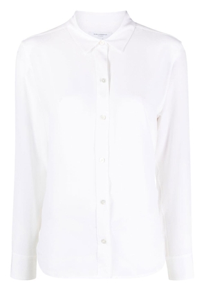 Equipment Leema long-sleeved silk shirt - White