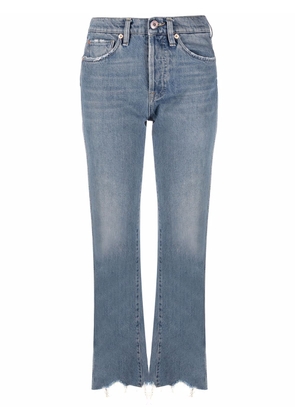 3x1 raw-hem straight-leg jeans - Blue
