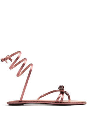 René Caovilla Cleo wraparound sandals - Pink